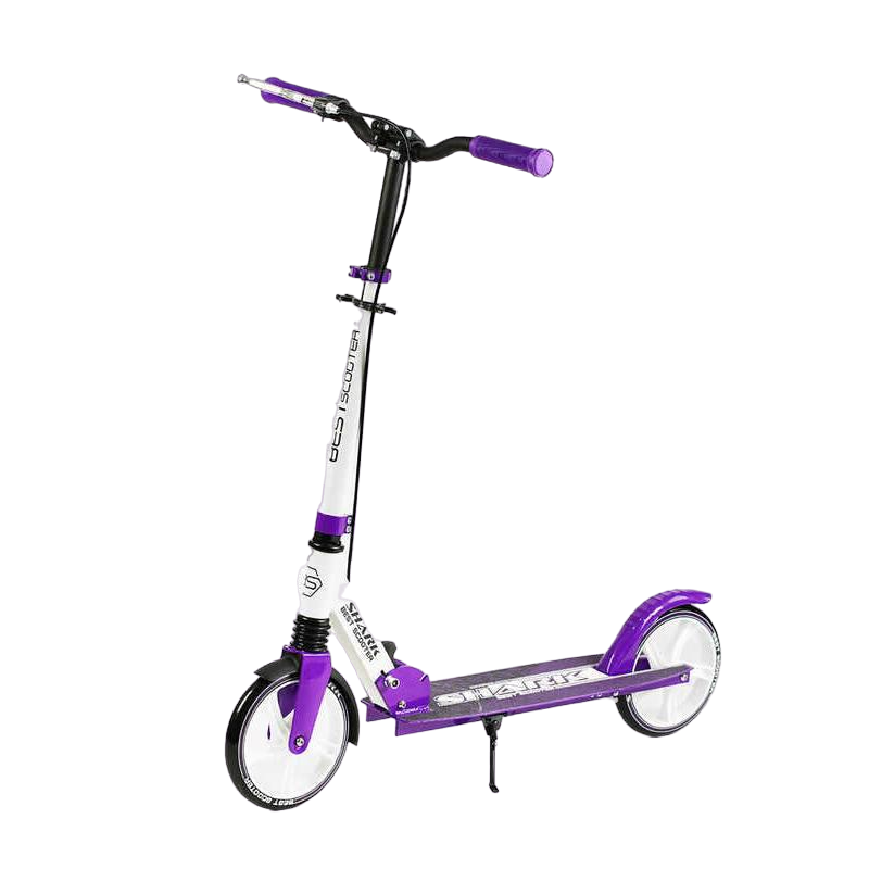 Самокат двухколесный Shark с амортизатором Purple/White (134900)