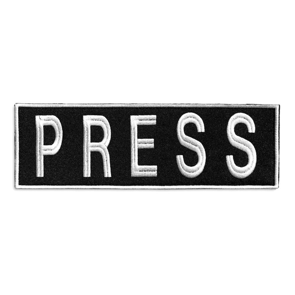 Шеврон на липучці для журналістів ''PRESS'' 8х25 см (19554)