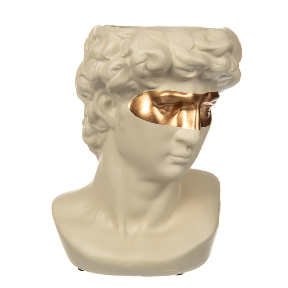 Керамическая ваза Bono Destination 23 см Белый (8700-017) Керамическая ваза Bono Destination 23 см Белый (8700-017)