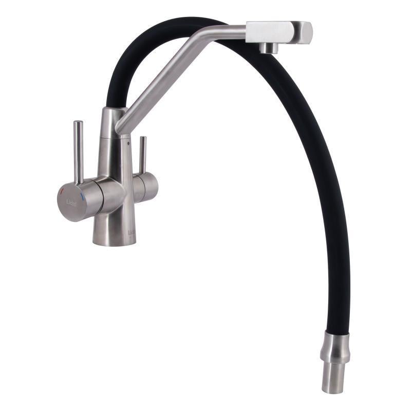 Смеситель для кухни Lidz Aria 020F3 с гибким изливом с подключением для питьевой воды (LDARI020F3BNK37647) - фото 4 Смеситель для кухни Lidz Aria 020F3 с гибким изливом с подключением для питьевой воды (LDARI020F3BNK37647) - фото 4