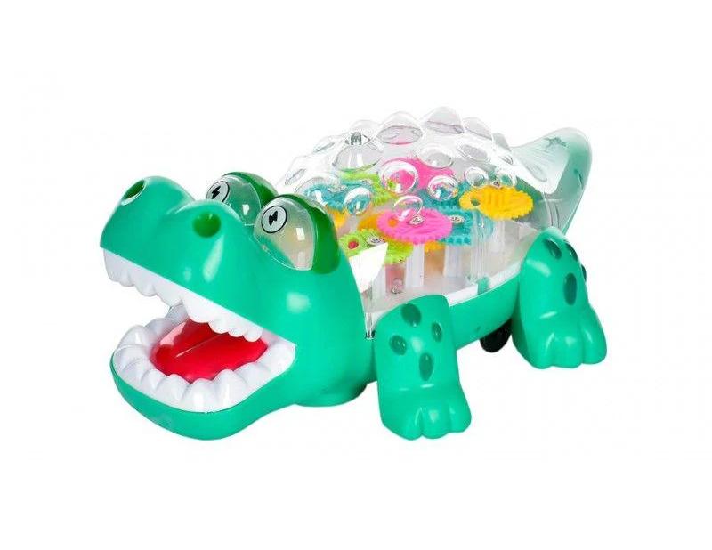 Интерактивная игрушка Крокодил со светом (213918)