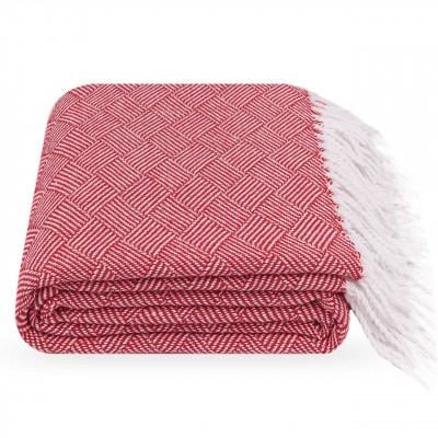 Плед ламинат 140x200 см Красный - фото 1 Плед ламинат 140x200 см Красный - фото 1