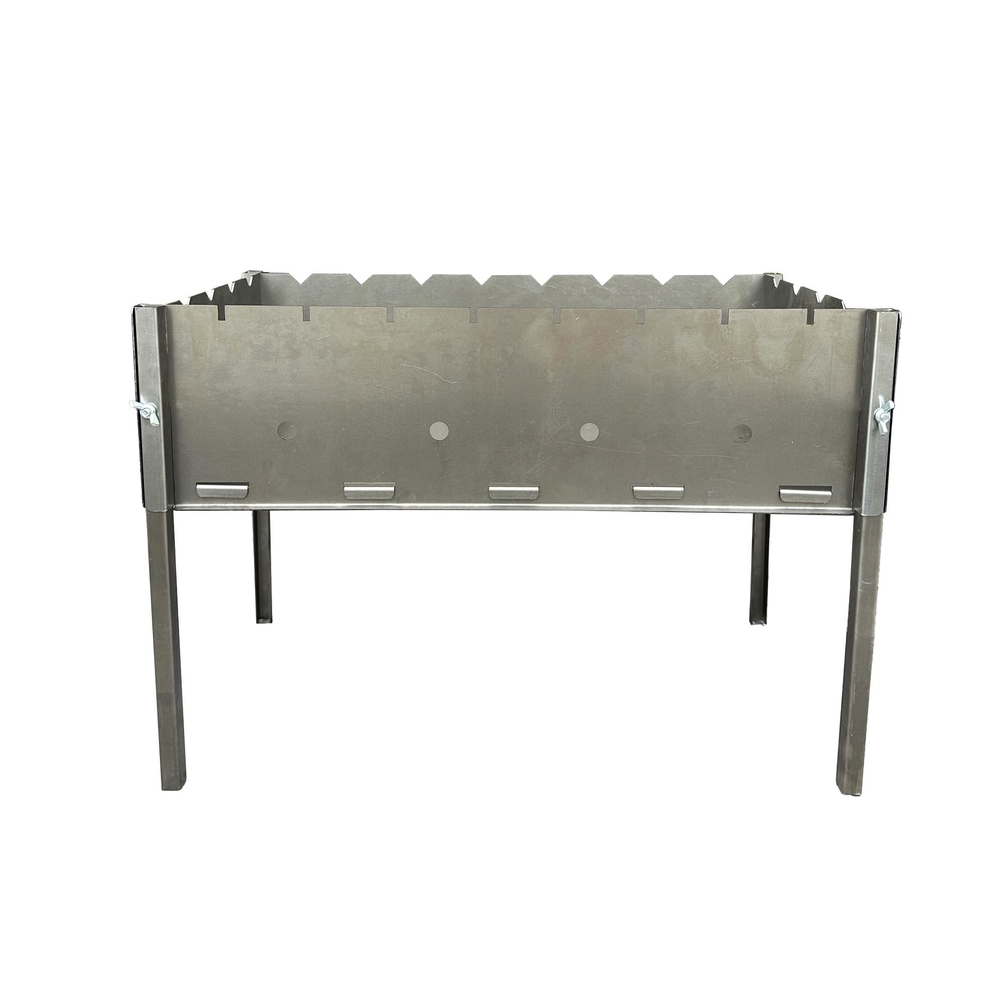 Мангал разборный Mzavod Турист на 8 шампуров 0,8 мм 58х34,8х40 см (MT8F-08)