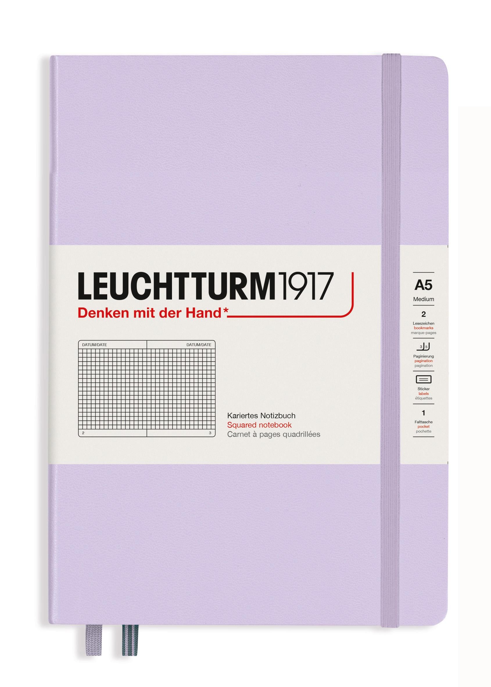 Блокнот Leuchtturm1917 Smooth Colours средний клетка Lilac (365483)