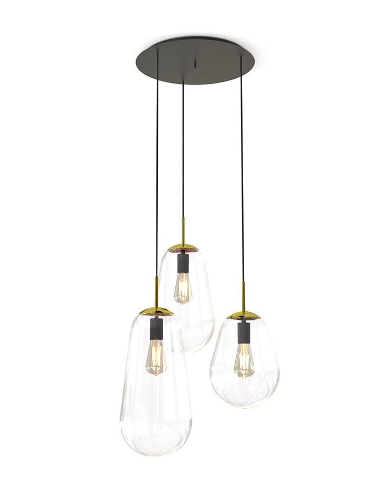 Світильник підвісний Nowodvorski Pear 7794 E27 3x40W IP20 Bl Золотий