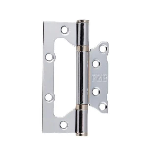 Петли-бабочки накладные для межкомнатных дверей FZB 100x63x2 1 шт. Хром