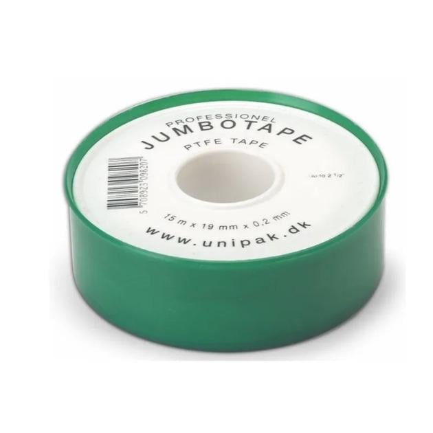 Фум-лента тефлоновая Unipak Jumbotape 15 м 19х0,2 мм (573759550)