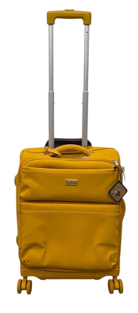 Чемодан маленький для ручной клади Snowball 48103 нейлон S Желтый (48103/63/51)