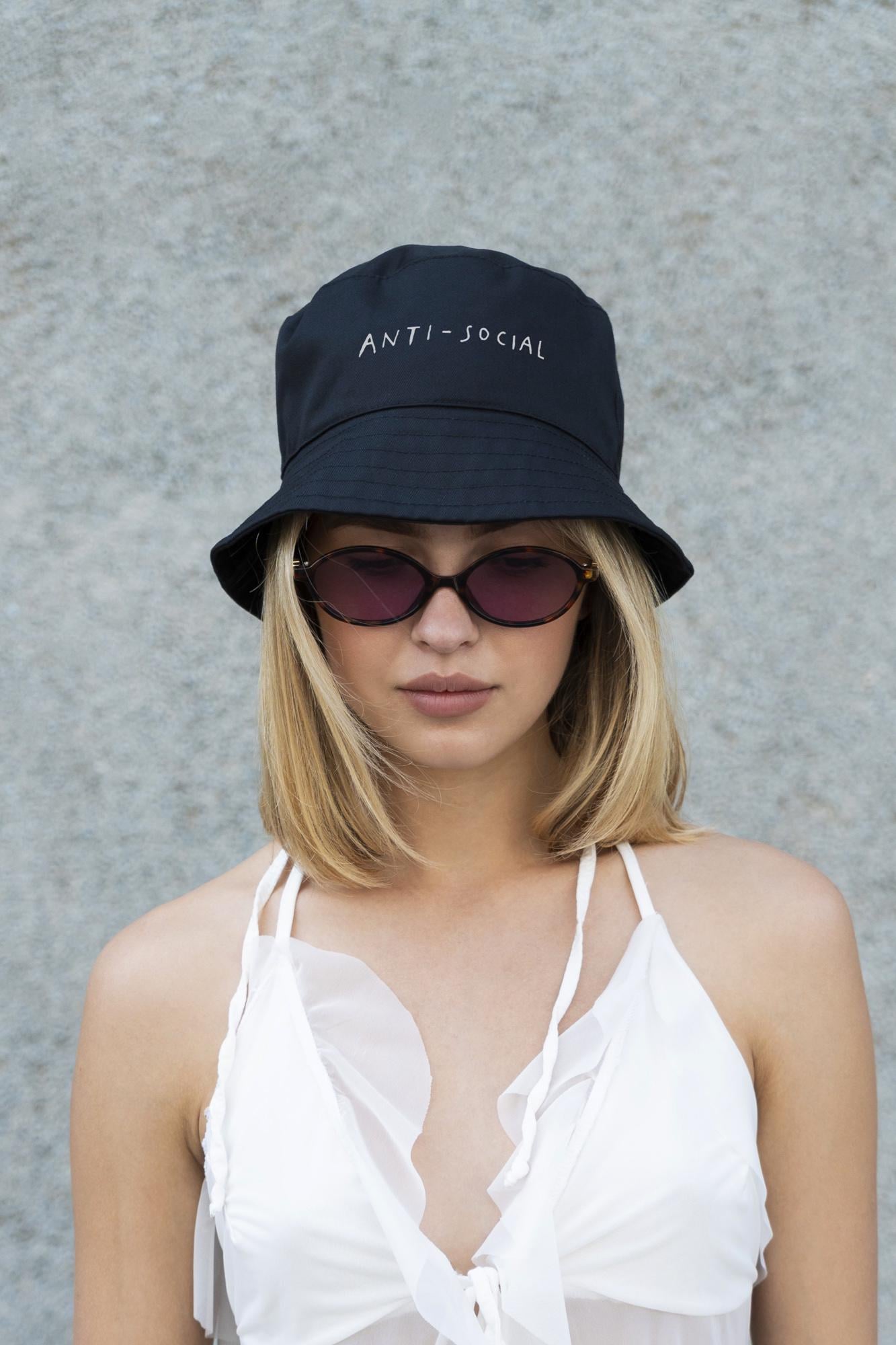 Панамка Without с принтом AntiSocial унисекс M Black (M8049894)