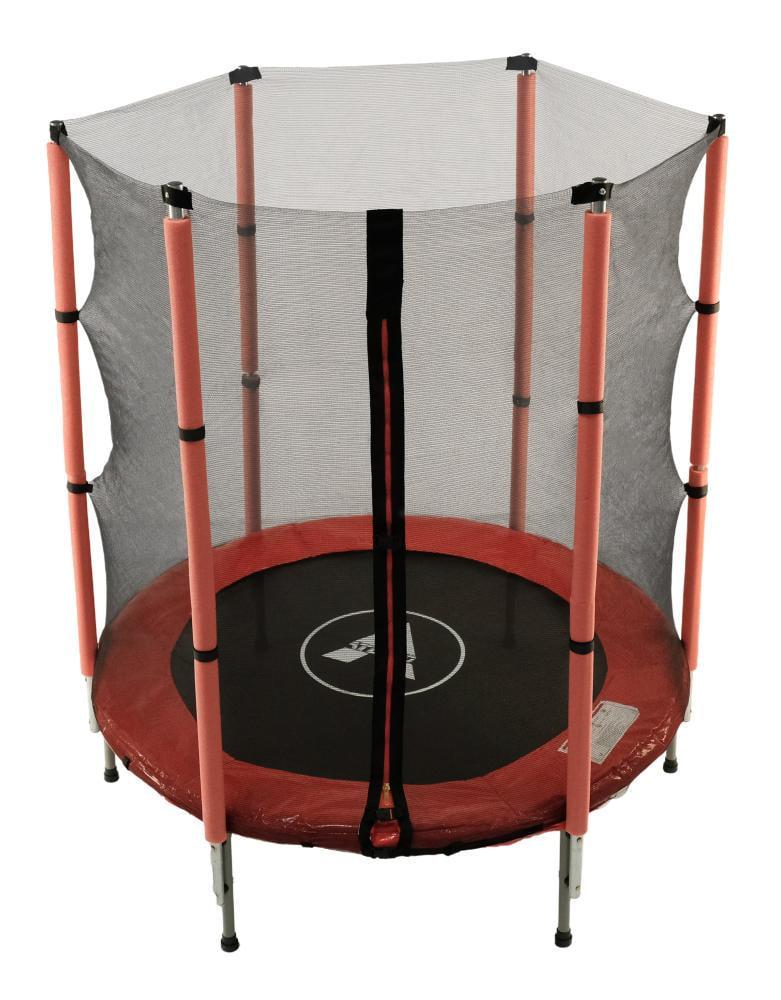 Батут детский Atleto с защитной сеткой на металлических опорах 140 см Красный (132-76-21000401) - фото 4 Батут детский Atleto с защитной сеткой на металлических опорах 140 см Красный (132-76-21000401) - фото 4