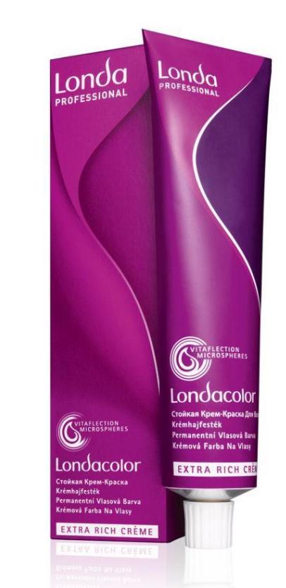 Краска для волос Londa Professional Permanent Color Extra Rich Creme 8/96 Light blonde cendre violet 60 мл