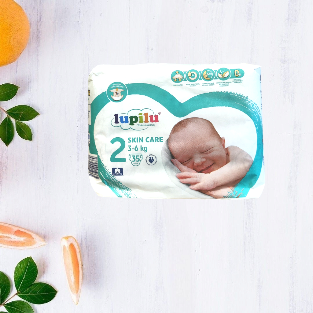 Підгузки Lupilu Skin Care 2 3-6 кг 35 шт.