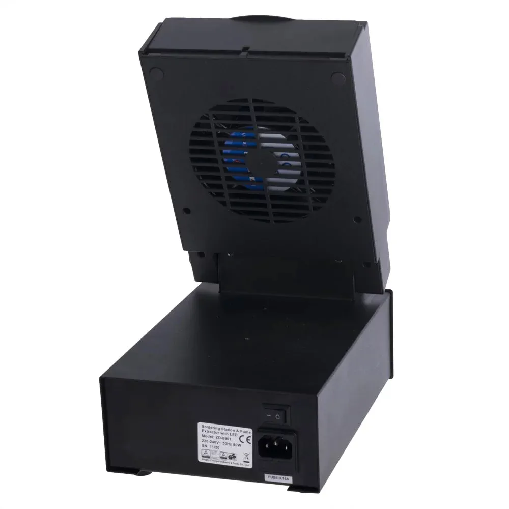 Паяльна станція ZD-8951 80W 160-480°C з димопоглинанням та підсвічуванням (2498249872) - фото 4 Паяльна станція ZD-8951 80W 160-480°C з димопоглинанням та підсвічуванням (2498249872) - фото 4