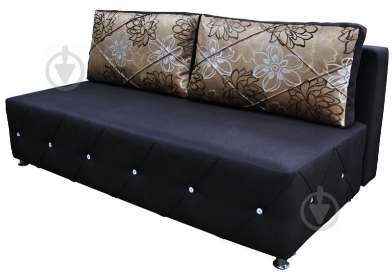 Диван Ribeka Флинт "С" со стразами Темно-серый (16D02)