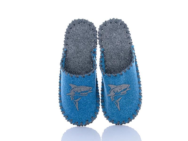 Тапочки фетровые мужские VENDS 70-2 р. 42-43 Бирюзовый