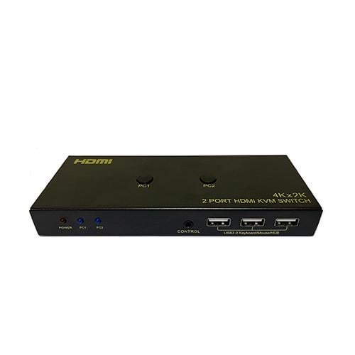 Свич KVM на 2 порта HDMI/USB/AM-BM и кнопка ДУ (bf24ce0e)