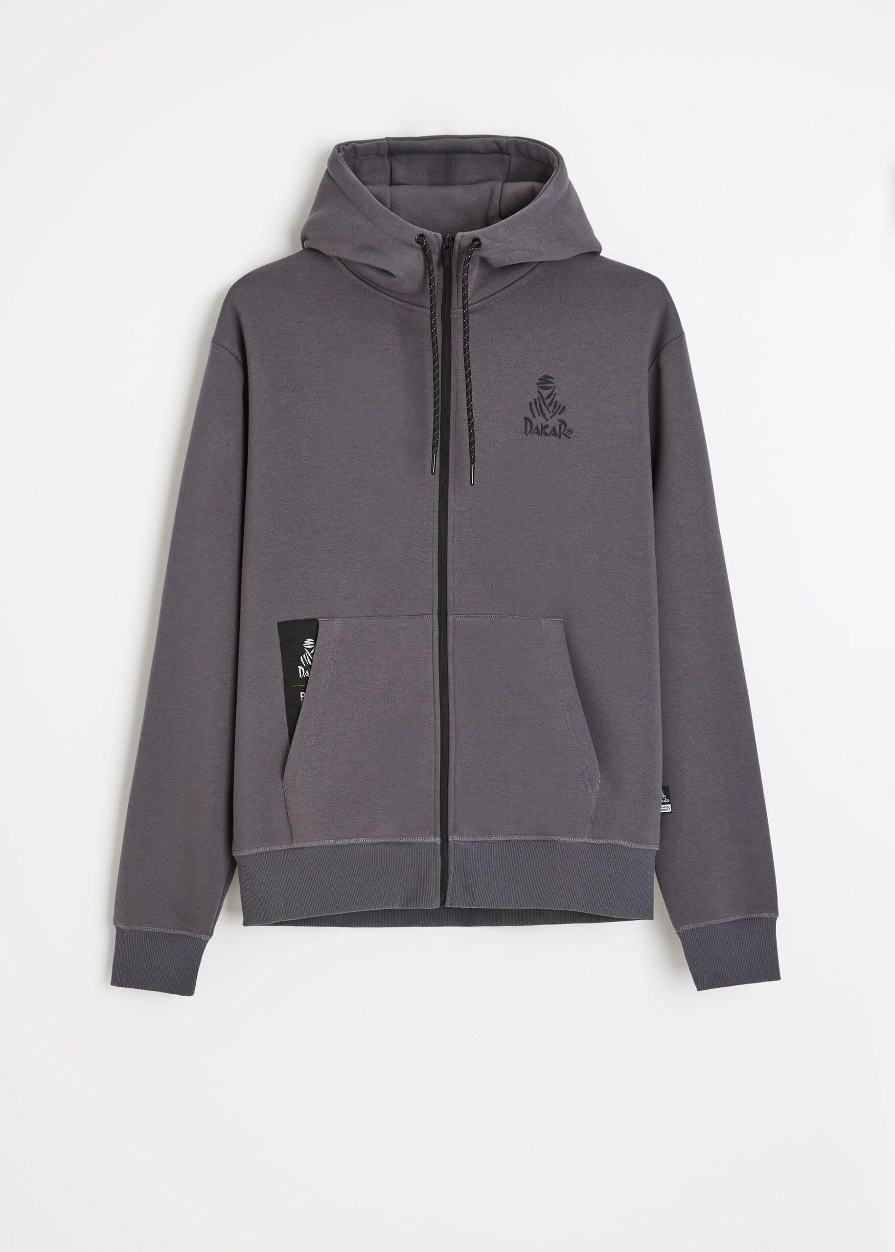 Толстовка чоловіча Diverse DKR ZIP H25 2XL Графіт (5905384212337)