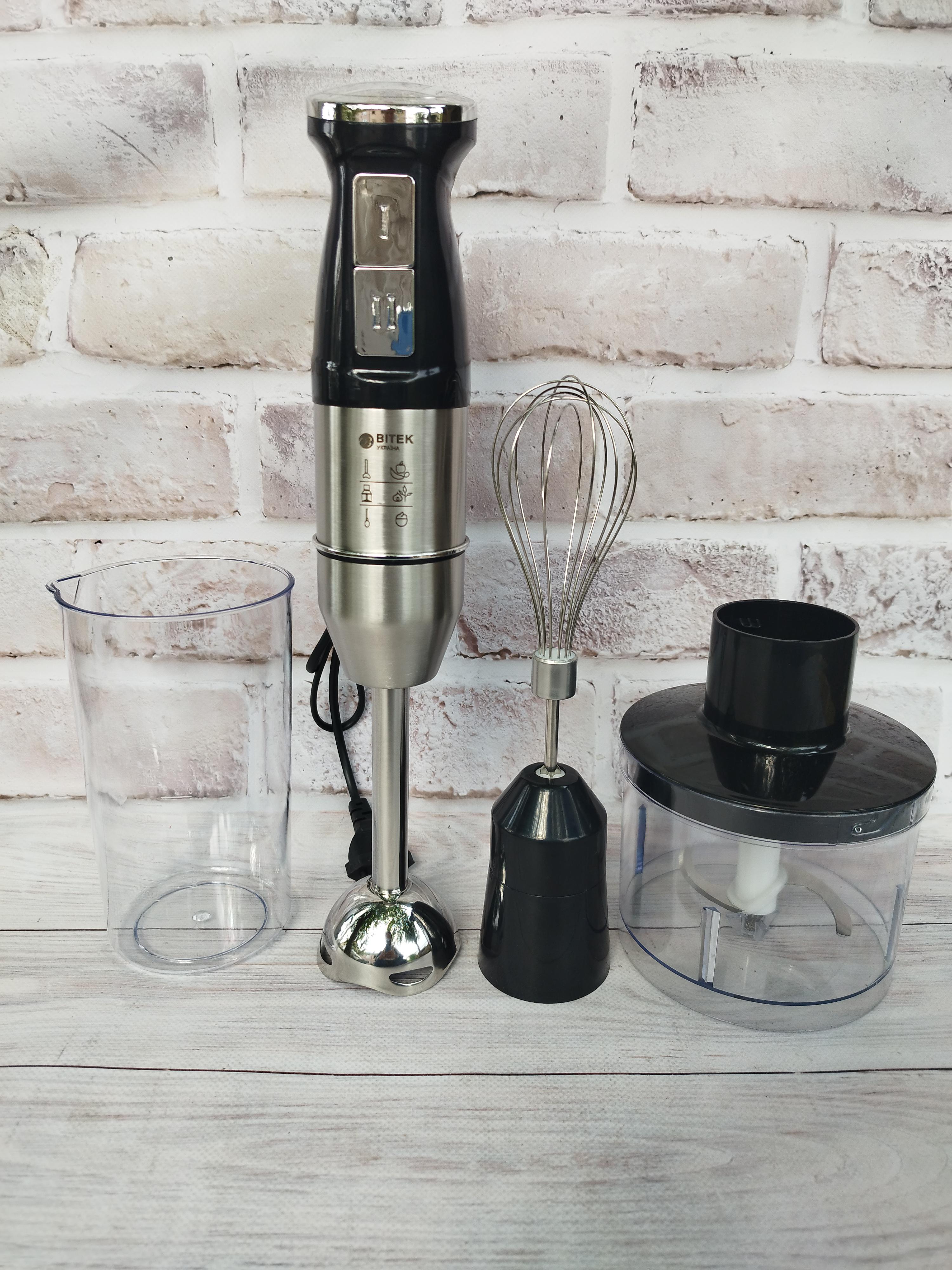 Блендер занурювальний ВІТЕК ВТ-326 4в1 1600 Вт (19140620)