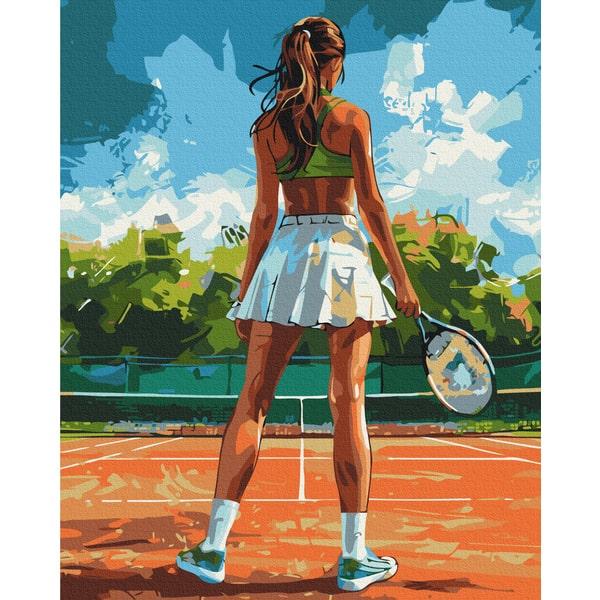 Картина по номерам BrushMe Теннисистка BS54111 холст на подрамнике 40x50 см (2322489081)