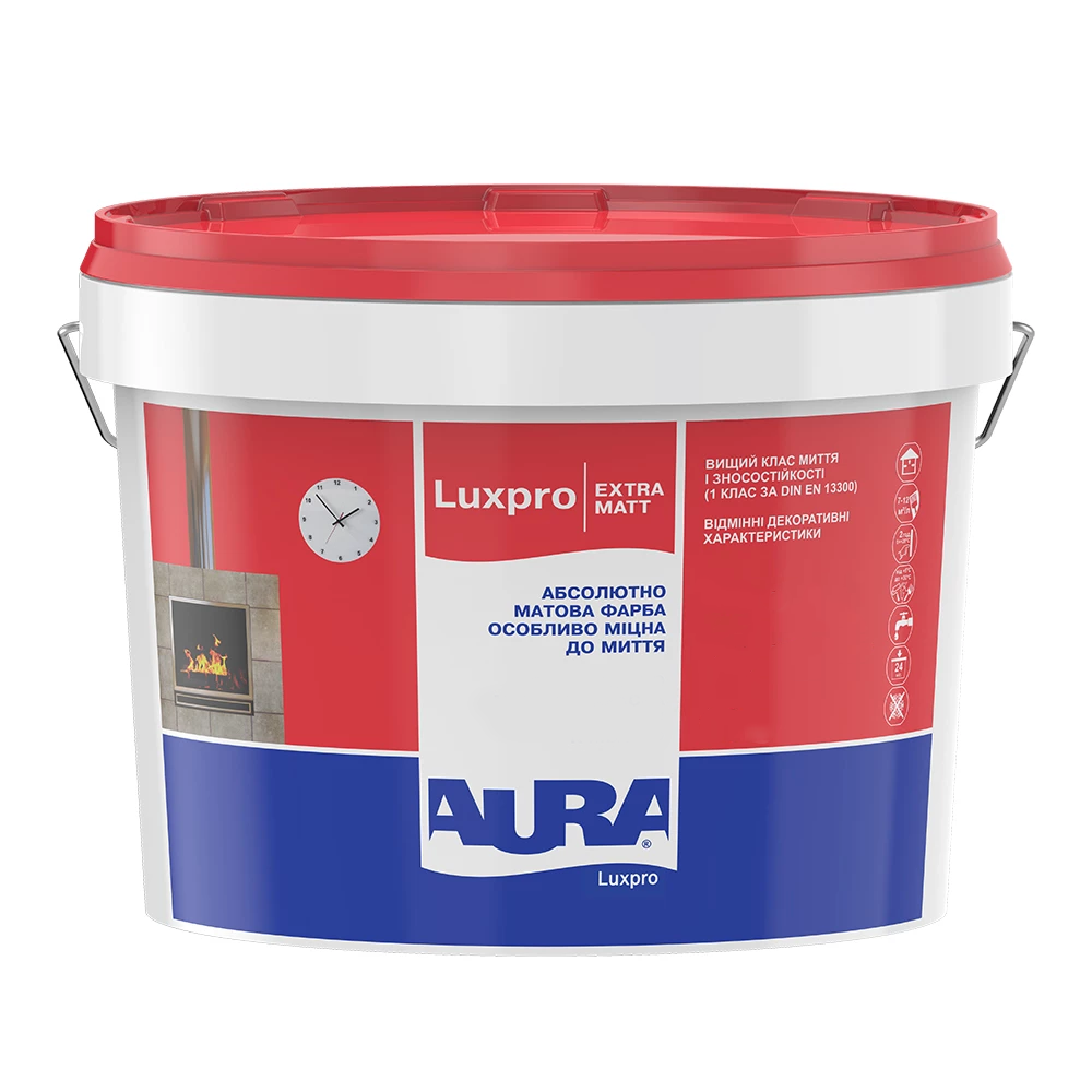 Краска акриловая интерьерная Aura LUX PRO EXTRAMATT B1 5 л Белый (1423253578)