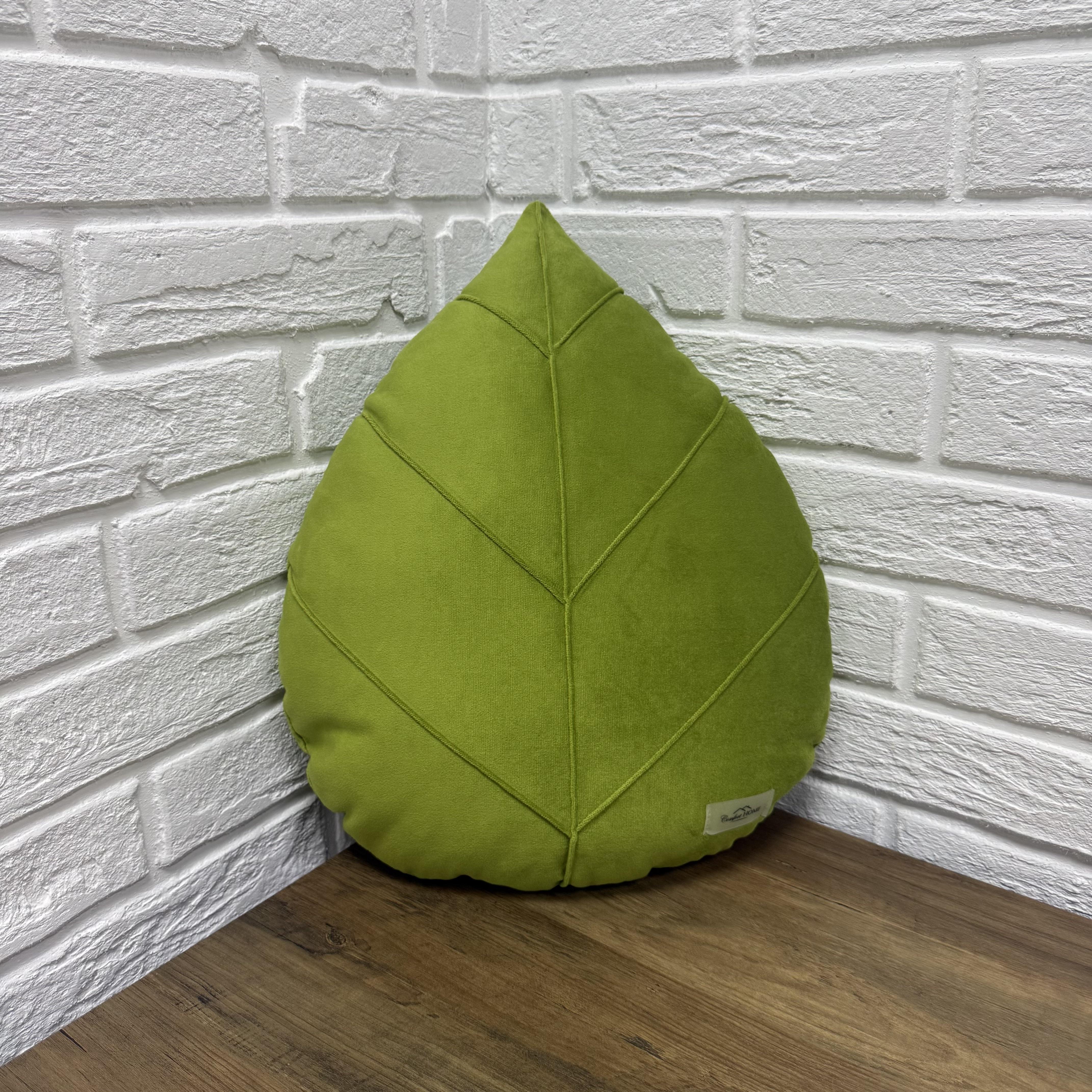 Подушка Comfort Home Лист велюровая 35х45 см