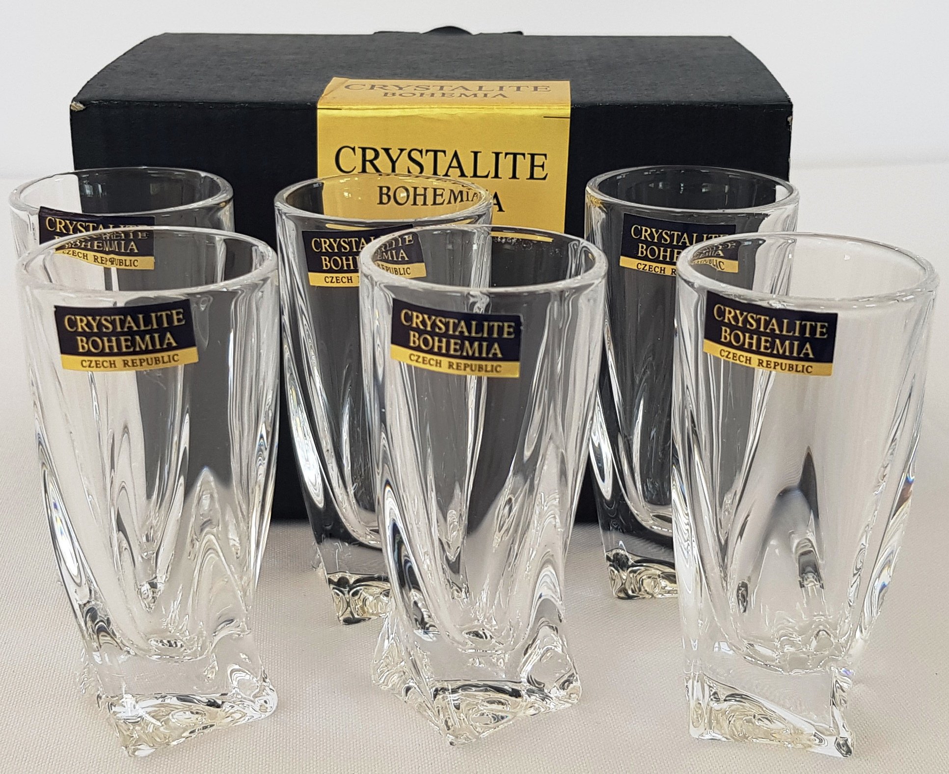 Набір чарок для лікеру Bohemia Quadro 50 мл 6 шт - фото 3 Набір чарок для лікеру Bohemia Quadro 50 мл 6 шт - фото 3