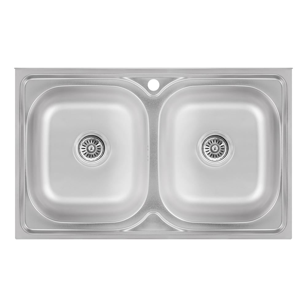 Кухонная мойка Lidz 5080 Satin 0,8 мм (LIDZ5080SAT8)