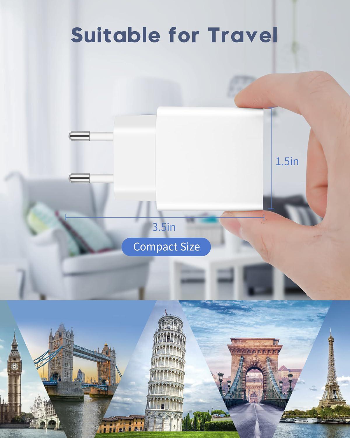 Комплект швидкої зарядки Kayfovo для Apple 35W Type-C White (29261) - фото 5 Комплект швидкої зарядки Kayfovo для Apple 35W Type-C White (29261) - фото 5