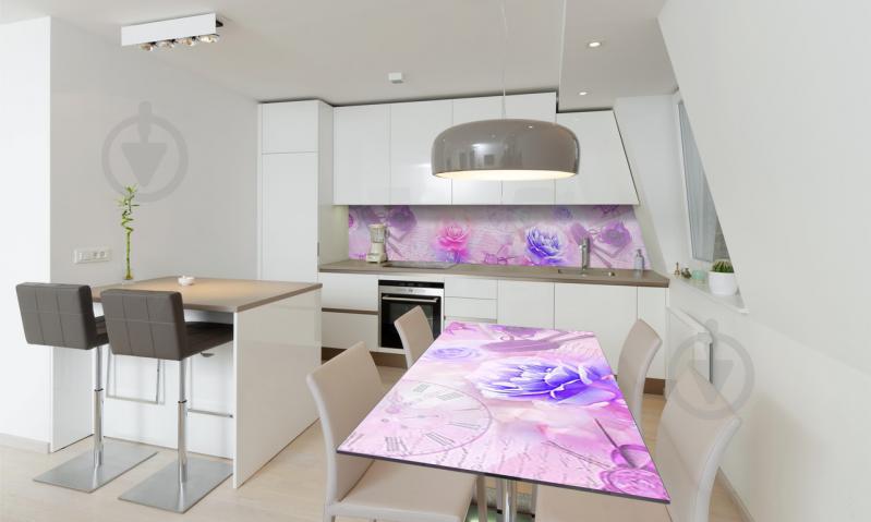 Наклейка виниловая на стол Zatarga «Утренние Пионы» 650х1200 мм Z180725/1st