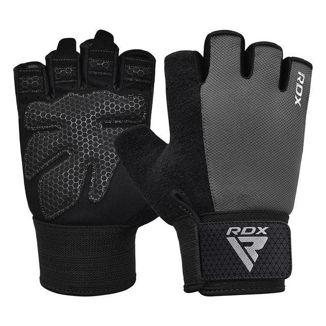 Рукавички для фітнесу RDX W1 Half Plus S Gray (3070022322)