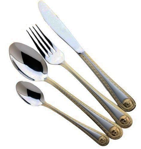 Набір столових приладів Hoffburg HB-72923-GS Версаче 72 предмети на 12 осіб у подарунковій упаковці (1757022498)