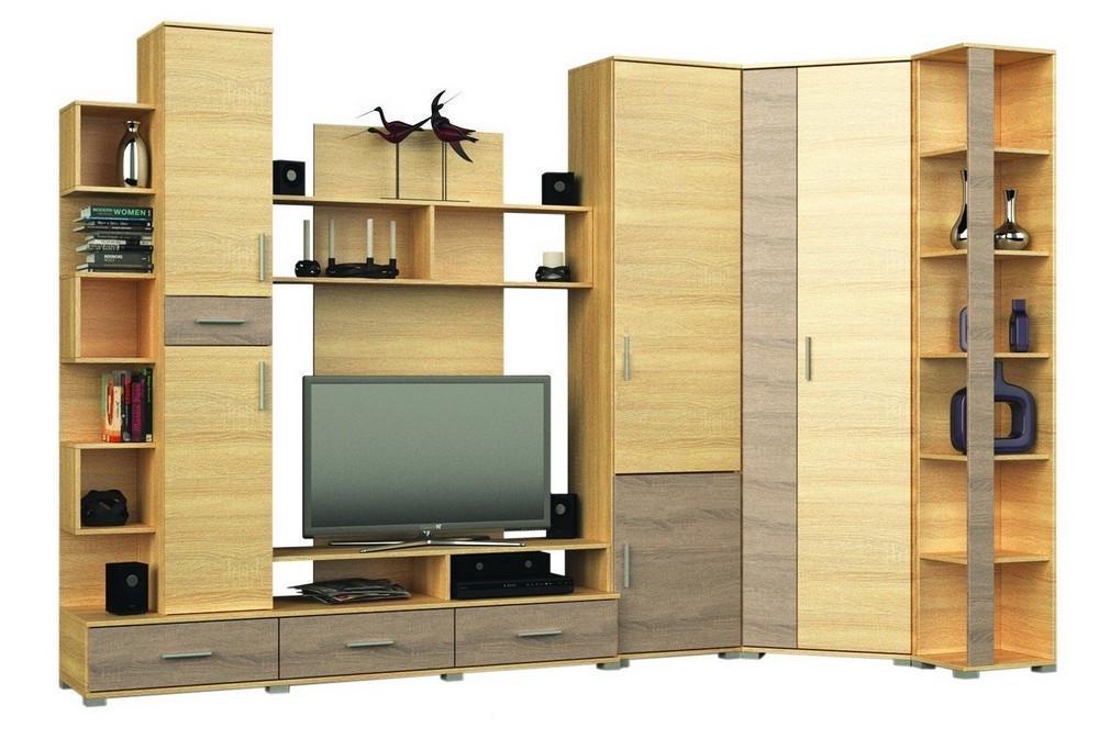 Пенал Эверест Бриз-18 300х380х2100 мм Дуб сонома (ЕВ20033) - фото 4