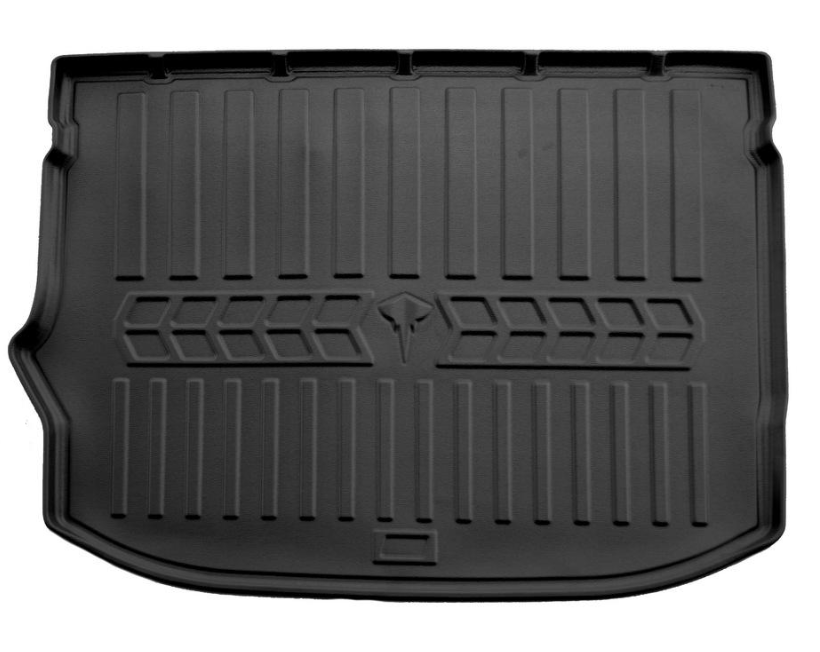 Коврик в багажник 3D 2021/ Stingray для Skoda Fabia 2014-2021 гг. полиуретан Черный