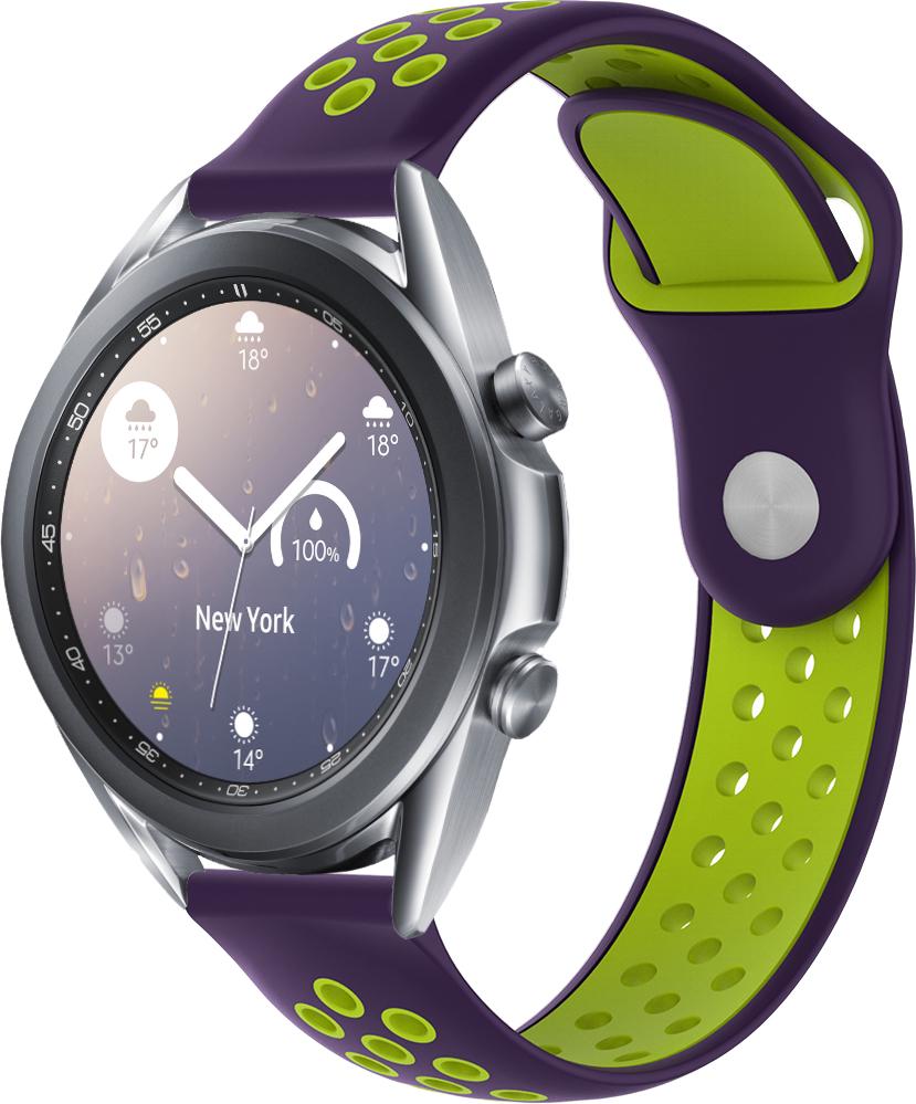 Ремінець Sport для Galaxy Watch 3 41 мм Violet Green (23034-21)