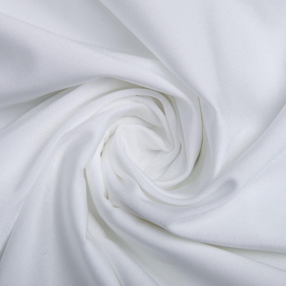 Ткань трикотаж Бифлекс 200 гр/м2 стрейчевая Молоко (26549)