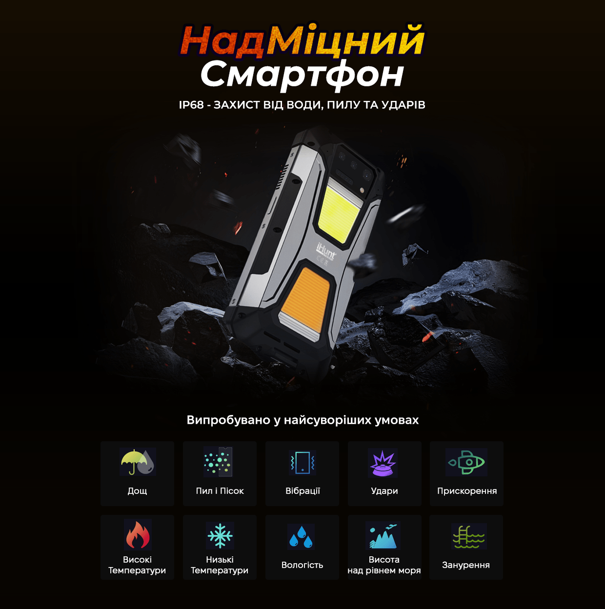 Смартфон протиударний водонепроникний iHunt Tank 2 PRO 24/512 ГБ 23800 мА/год - фото 6