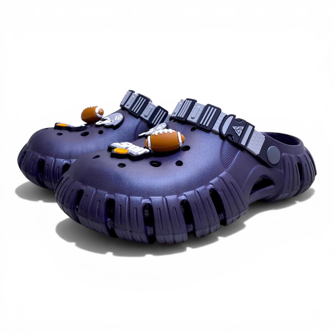 Сабо подростковые GIPANIS р. 38 23,5 см Темно-синий (2999254540)