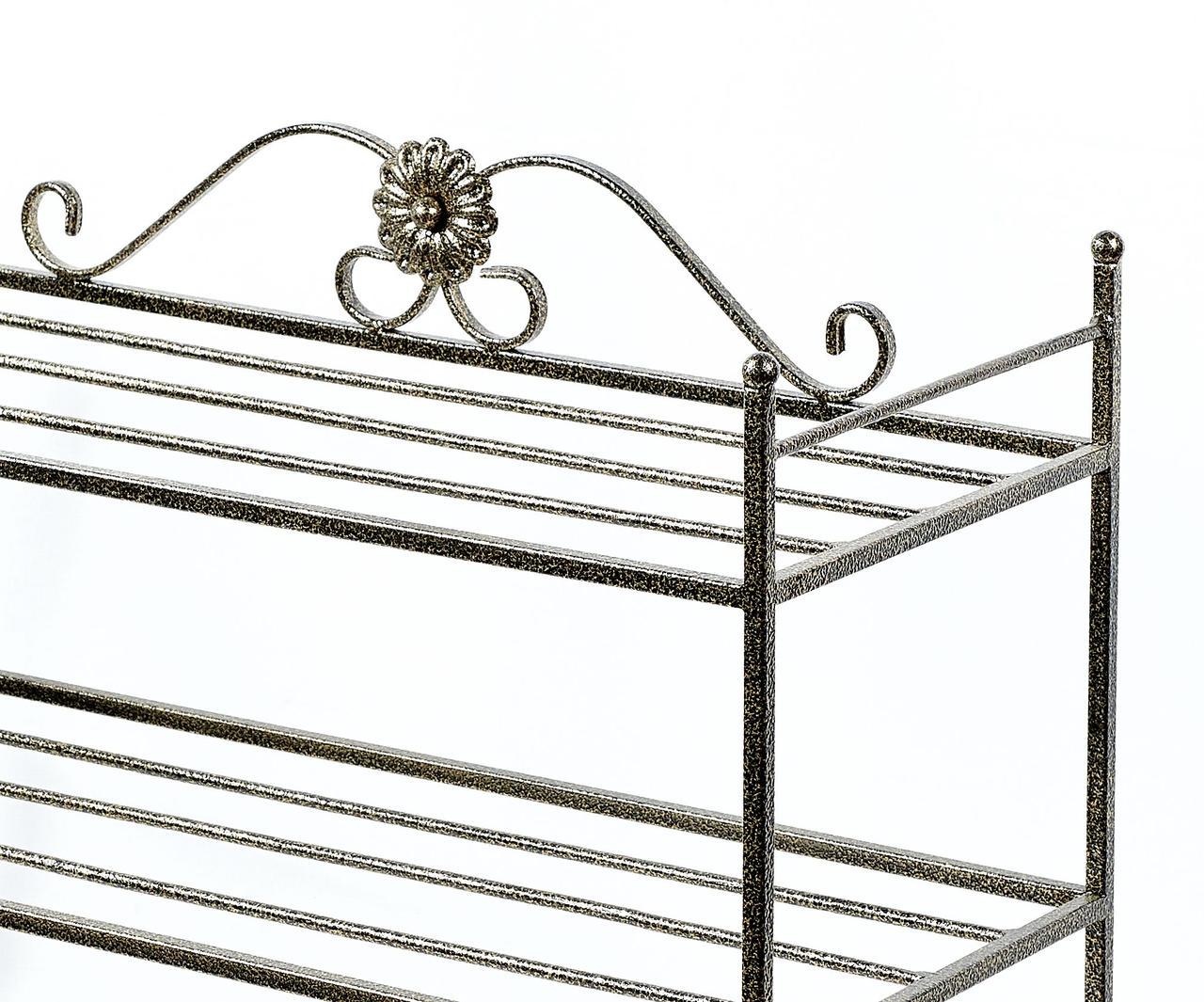 Полка для обуви Софт с настенной вешалкой Версаль Золотой - фото 6