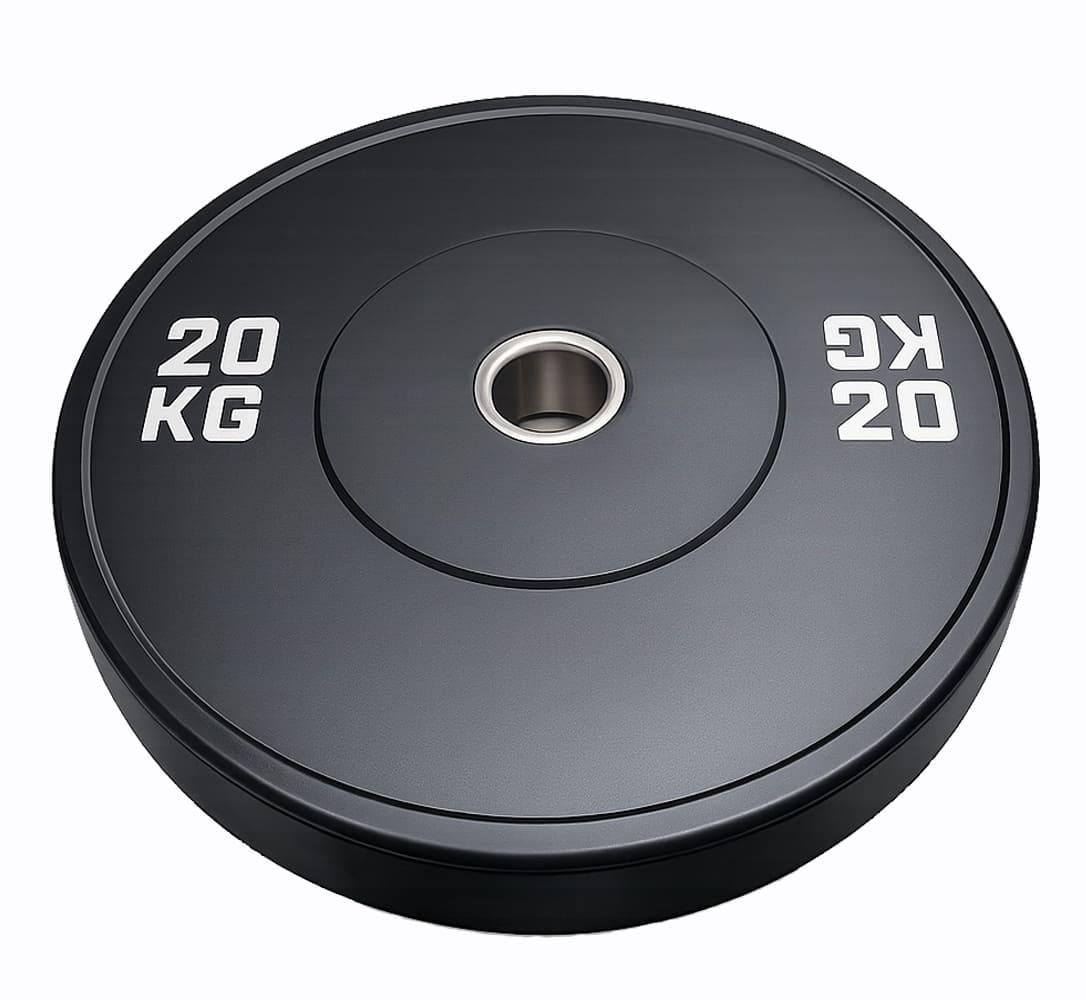 Бамперный диск Bumper Plates Wuotan BD.20 резиновый ø 51 мм 20 кг Черный (69287)