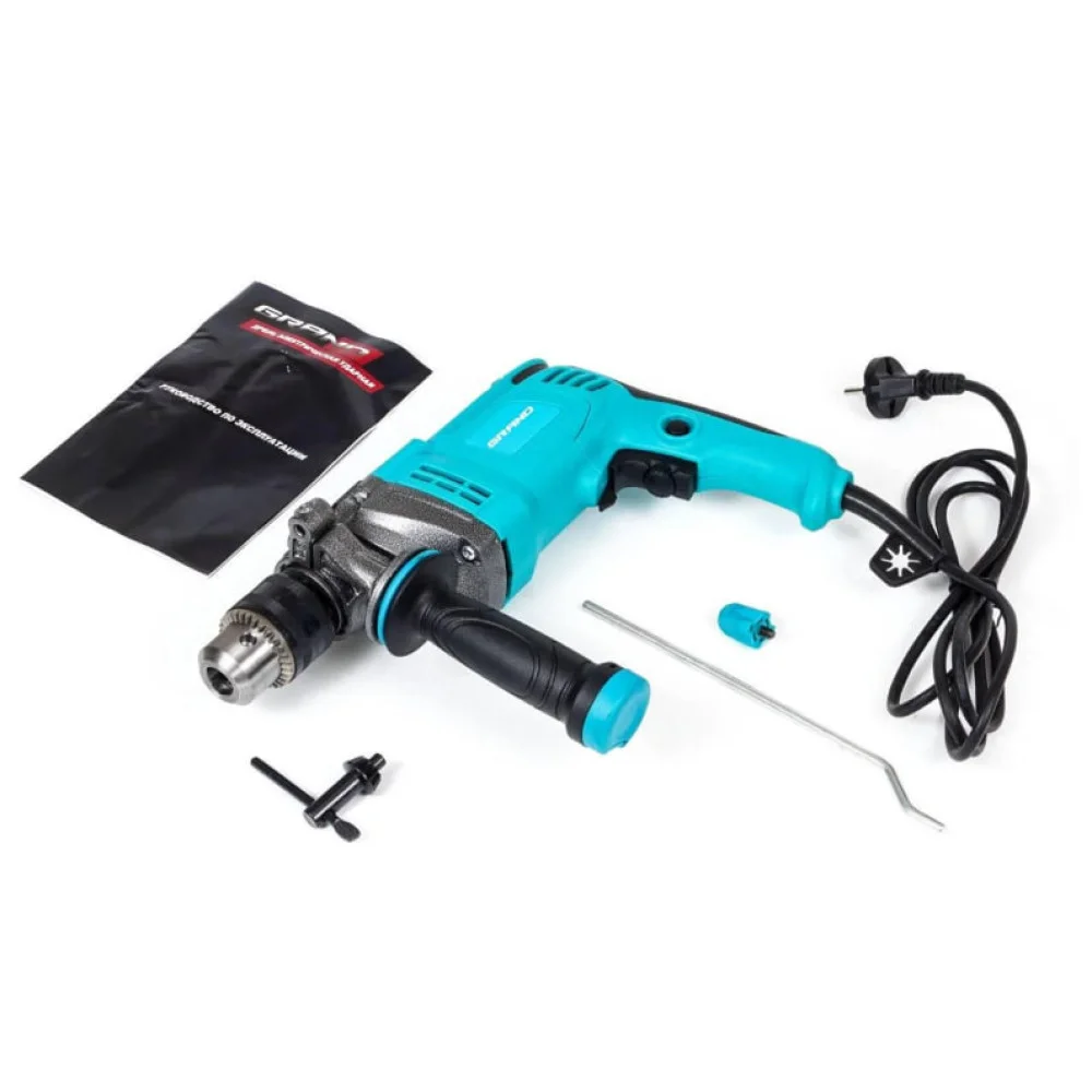 Дрель электрическая ударная Grand ДЭУ-1500 PRO - фото 2