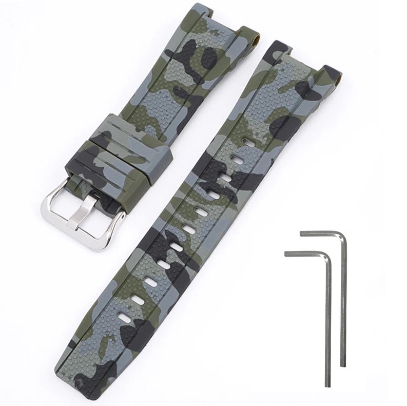 Ремінець для Casio G-Shock GST-W300 Camo Green SI (4076)