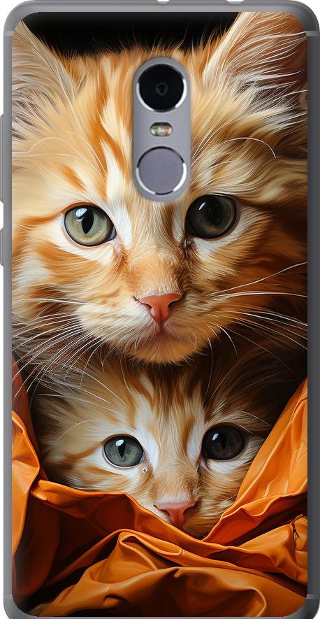 Чехол на Xiaomi Redmi Note 4 Котики 2 (5664u-352-42517)