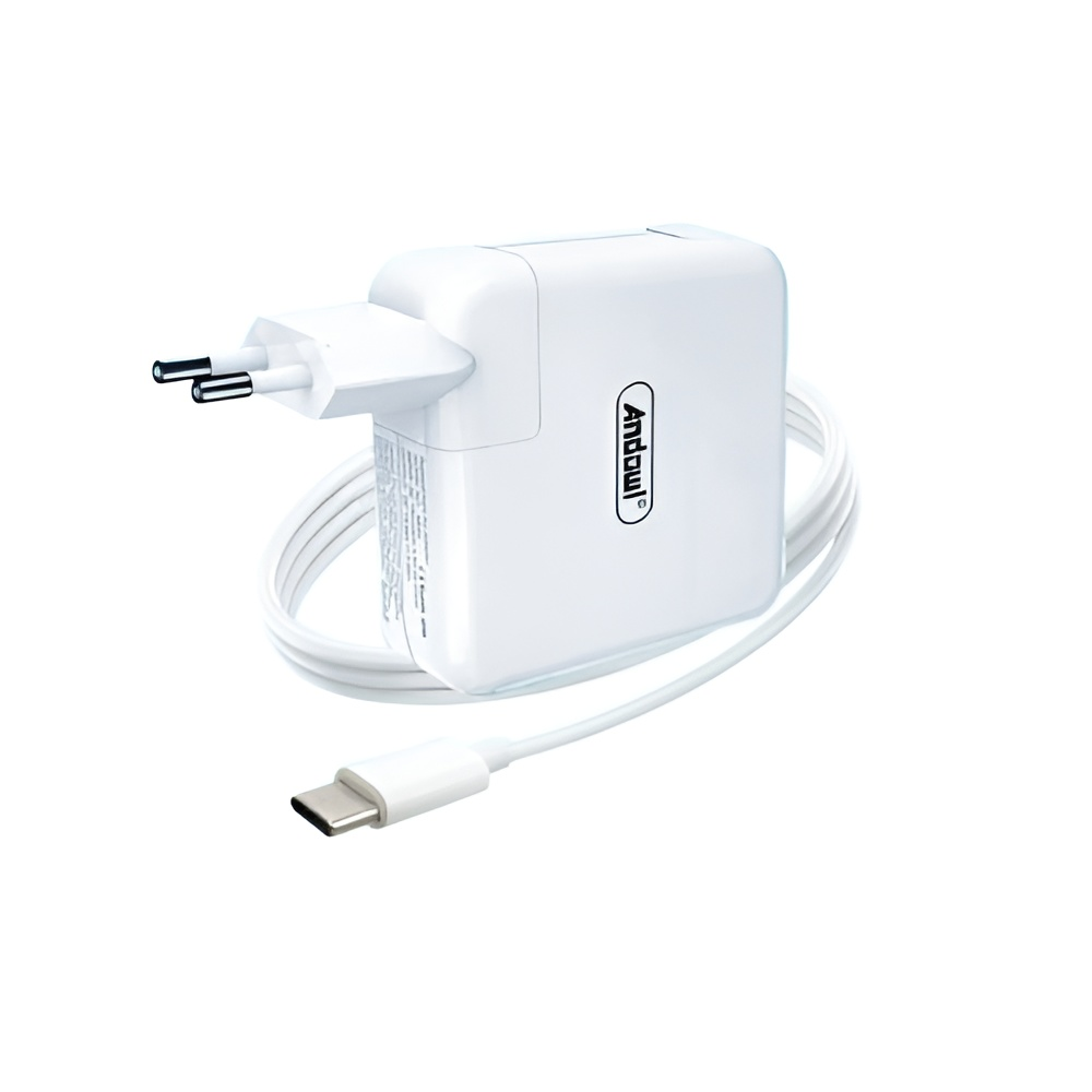Блок питания Andowl Q-KC03Х1 с Type-C кабелем 100 W Белый (26904a04)