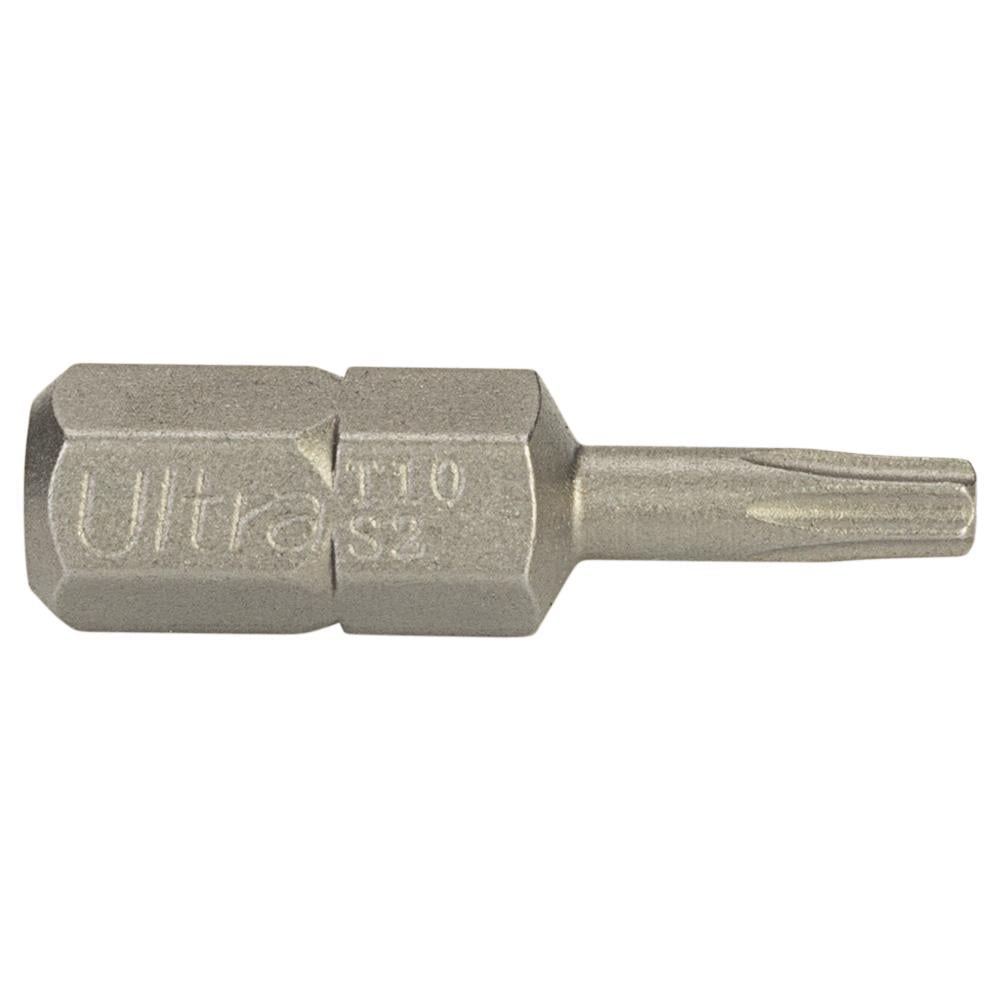 Набор бит Ultra TORX-proof 10x25 мм 1/4" 10 шт. S2 в блистере (4015752) - фото 3