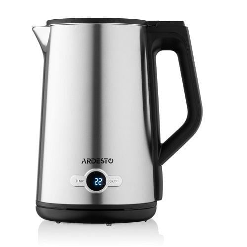 Электрочайник Ardesto Steel Collection EKL-X52E LED-дисплей двойные стенки strix UK 2200 Вт 1,7 л Серебристый (13538903)