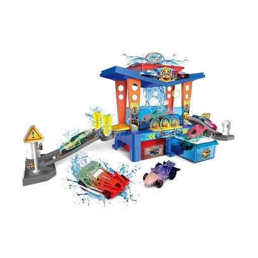 Детский игровой набор Fun Game Автомойка 5503 с 2 металлопластиковыми машинками/аксессуарами в подарочной упаковке (2852317975)