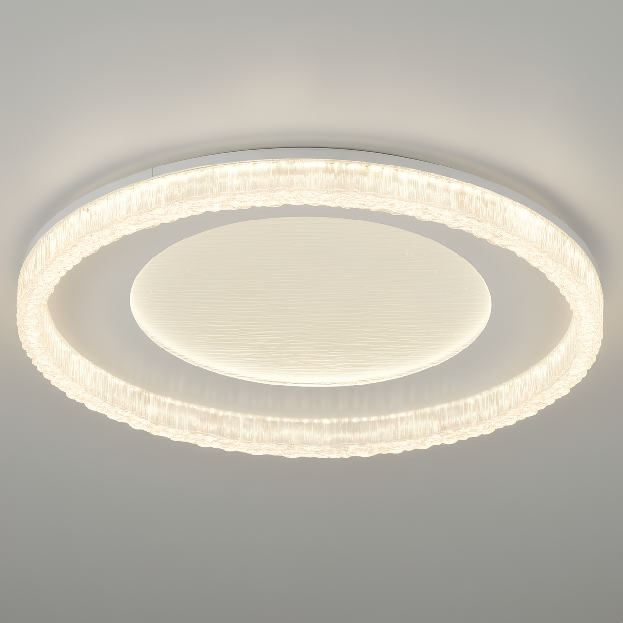 Люстра светодиодная Valeso 90W с круглым рассеивателем 2700-6500K Белый (2H-014)