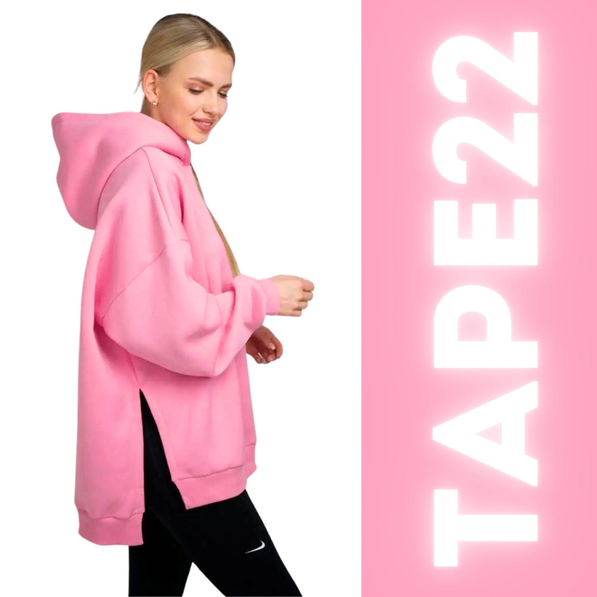 Худые женское на флисе XS-L Розовый (ТAPE22) - фото 2