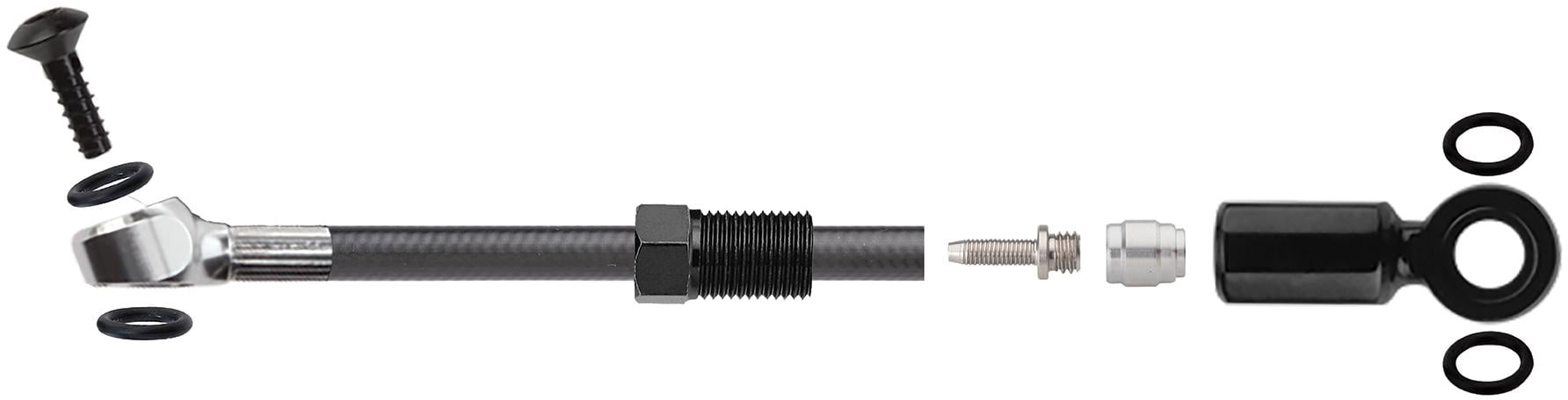 Гідролінія JAGWIRE HBKF206 2000 мм Sport DOT Hydraulic Hose Kit SRAM (FPC-89-88)