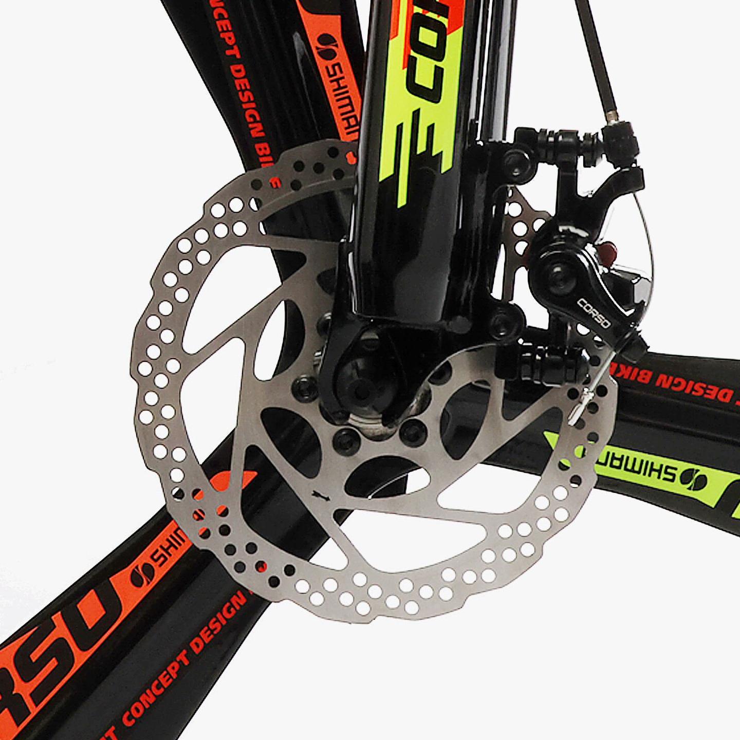 Велосипед горный подростковый алюминиевый Corso Evolution 24" литые диски рама 11" Белый - фото 4 Велосипед горный подростковый алюминиевый Corso Evolution 24" литые диски рама 11" Белый - фото 4